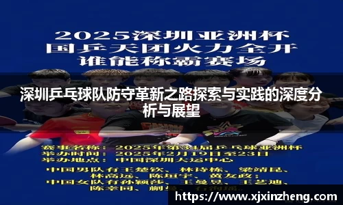 深圳乒乓球队防守革新之路探索与实践的深度分析与展望